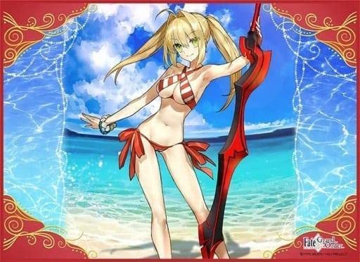 Amazon | FGO 水着ネロ プレイマット ＋ カードファイル | トレカ 通販